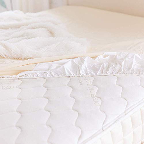  Bioweaves 100% Organic Cotton Mattress Pad Cover, GOTS Certified  Quilted Fitted Mattress Protector with Soft Cotton Wadding - 20 Inch Deep  Pocket, Twin : Home & Kitchen