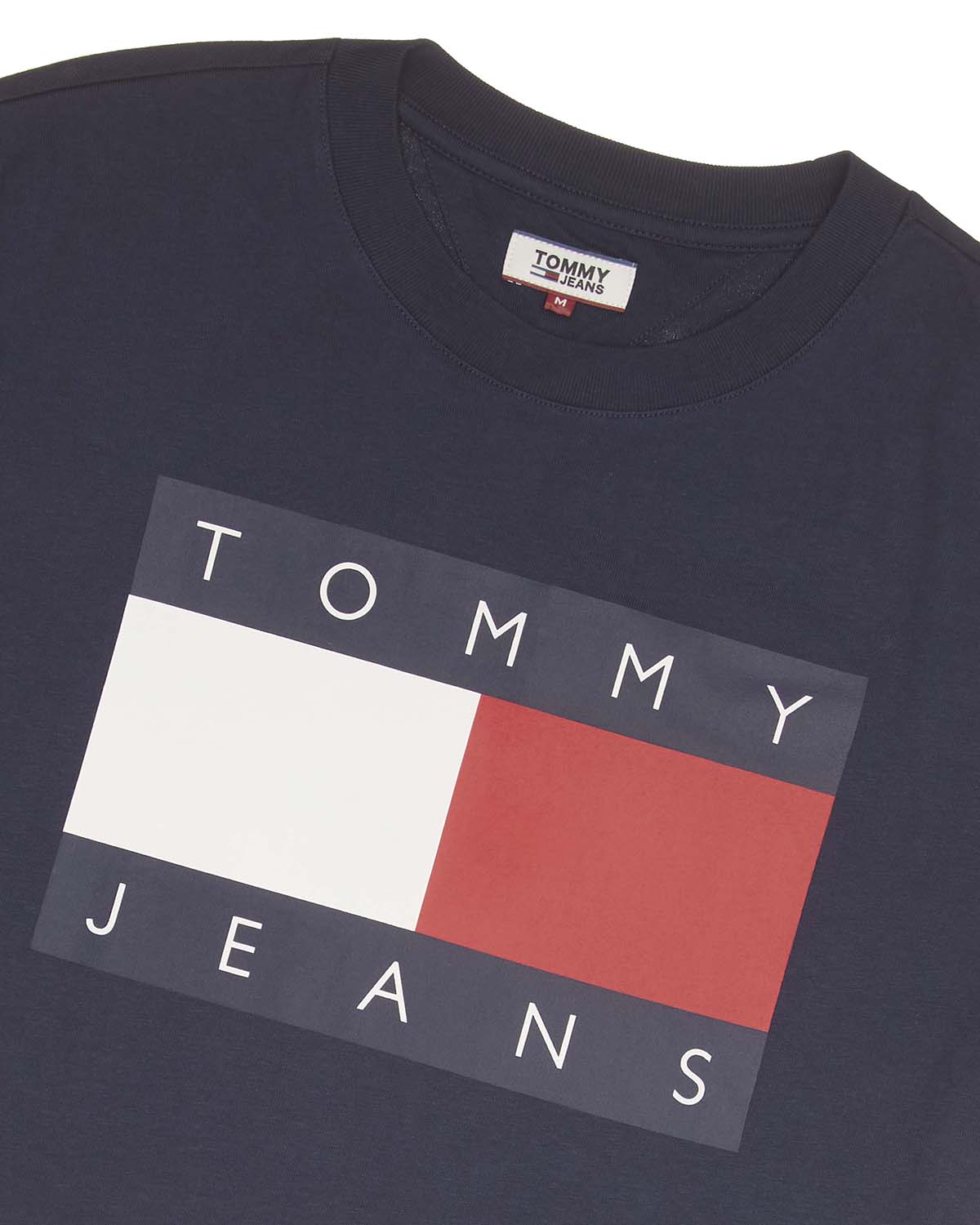 Women's Tommy Flag Print Cropped Fit T-Shirt
