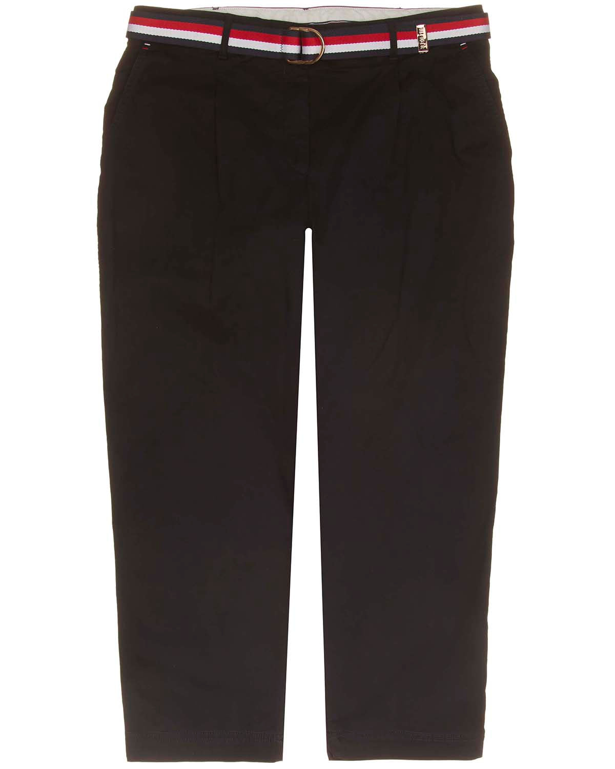 Women's Essential Cropped Pleated Chinos