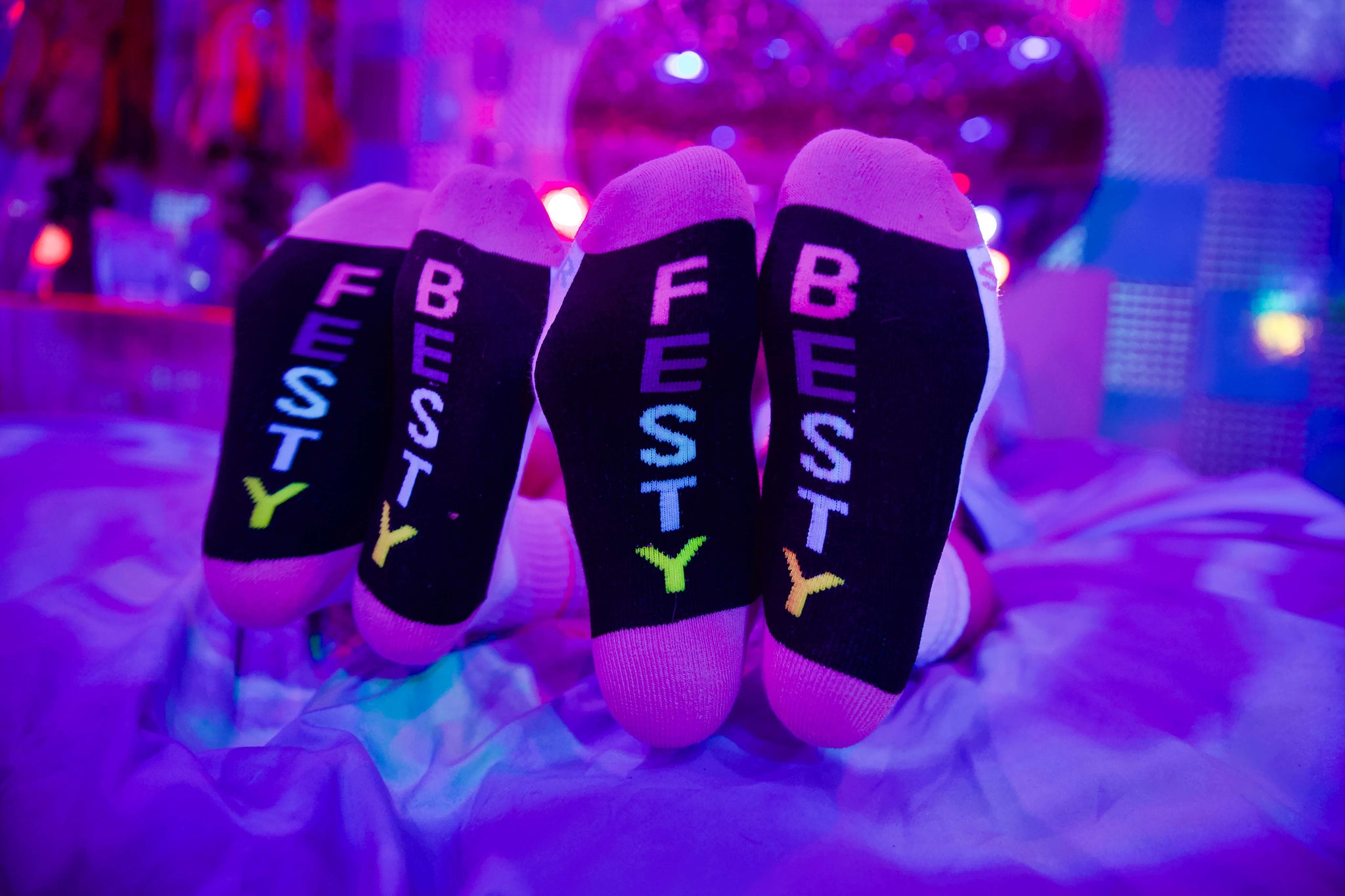Festy Besty Super-Air Socks (Vanessa Seco, Pamela Seco, & Marina Fini Photoshoot)