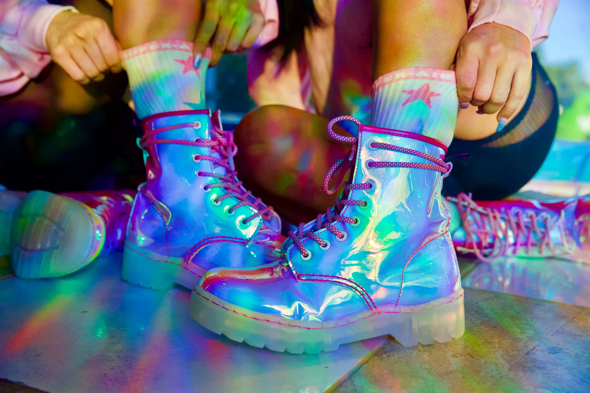 festy besty combat boots