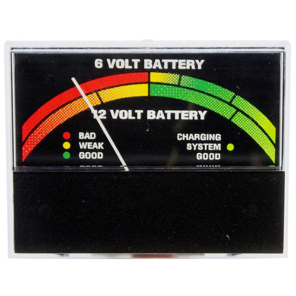 PR21S-6V12DV - Volt Meter 6V-12V DC for Battery Chargers & Tes — PLP Battery Supply