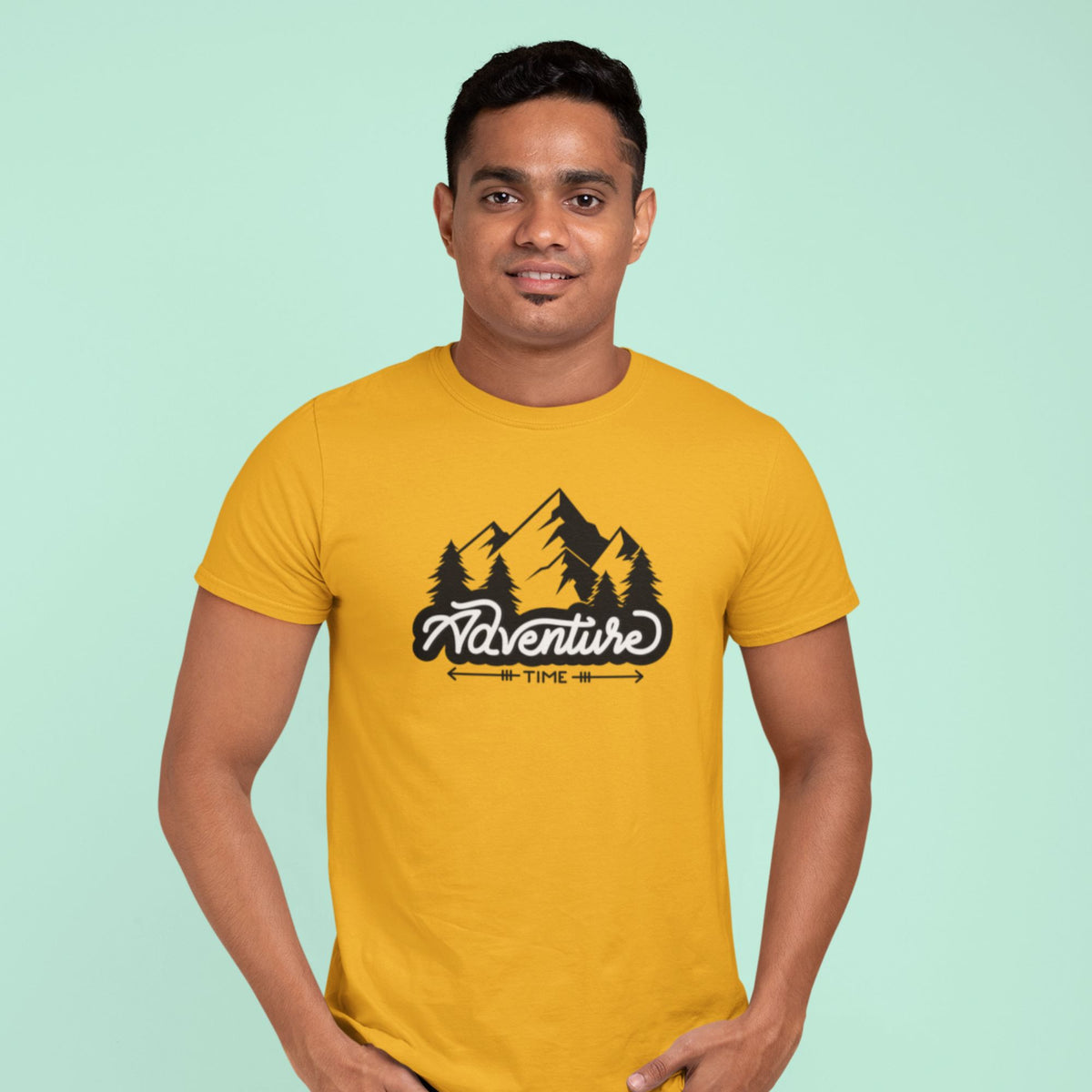 Lucky Brand Men's Triumph Escape Graphic T-shirt In Golden Yellow