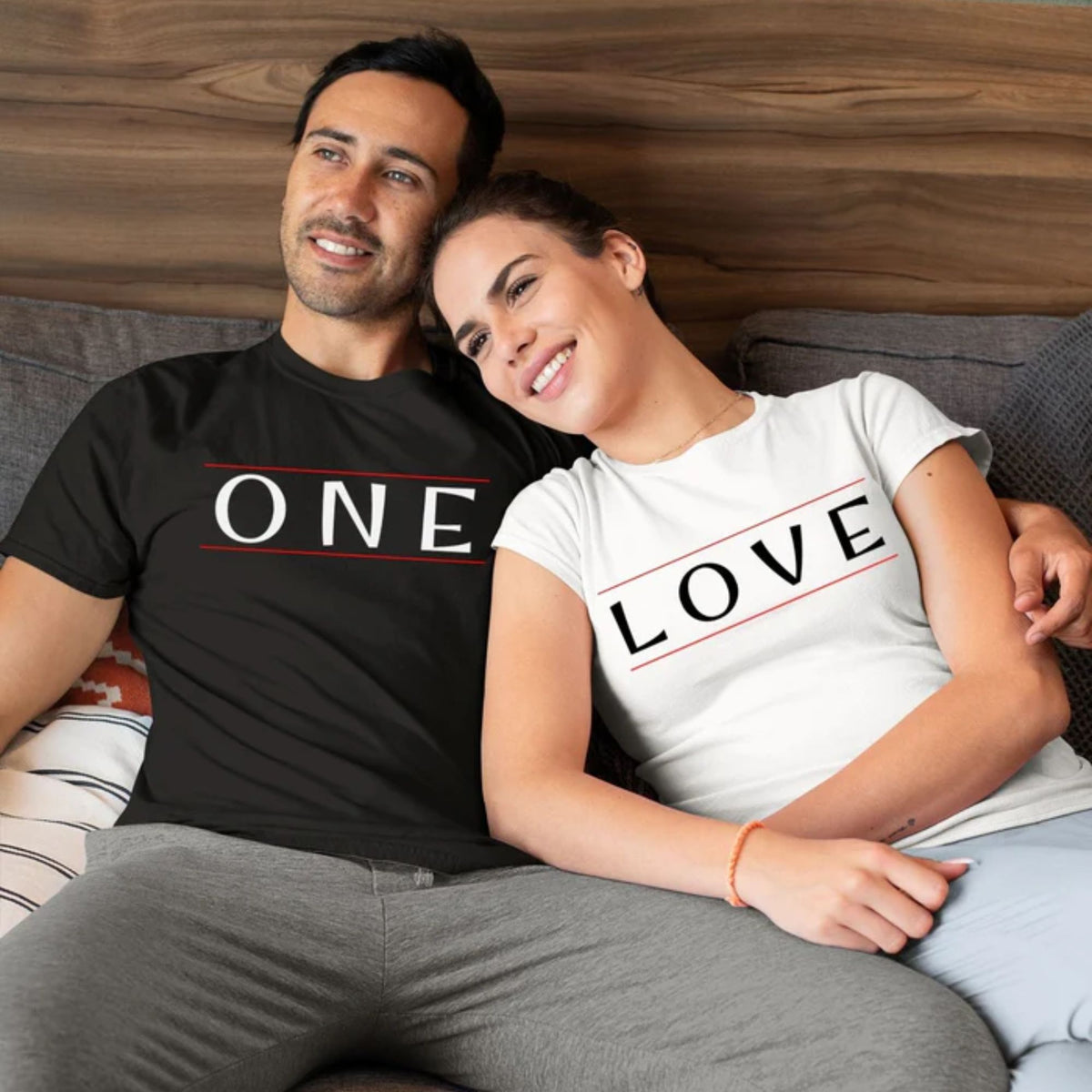 Beauty And Beast Customizable White Couple T-shirts