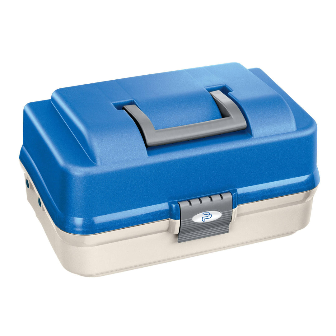 Panaro  145 White and Blue Tackle Box, with 3 Shelves - BellGear