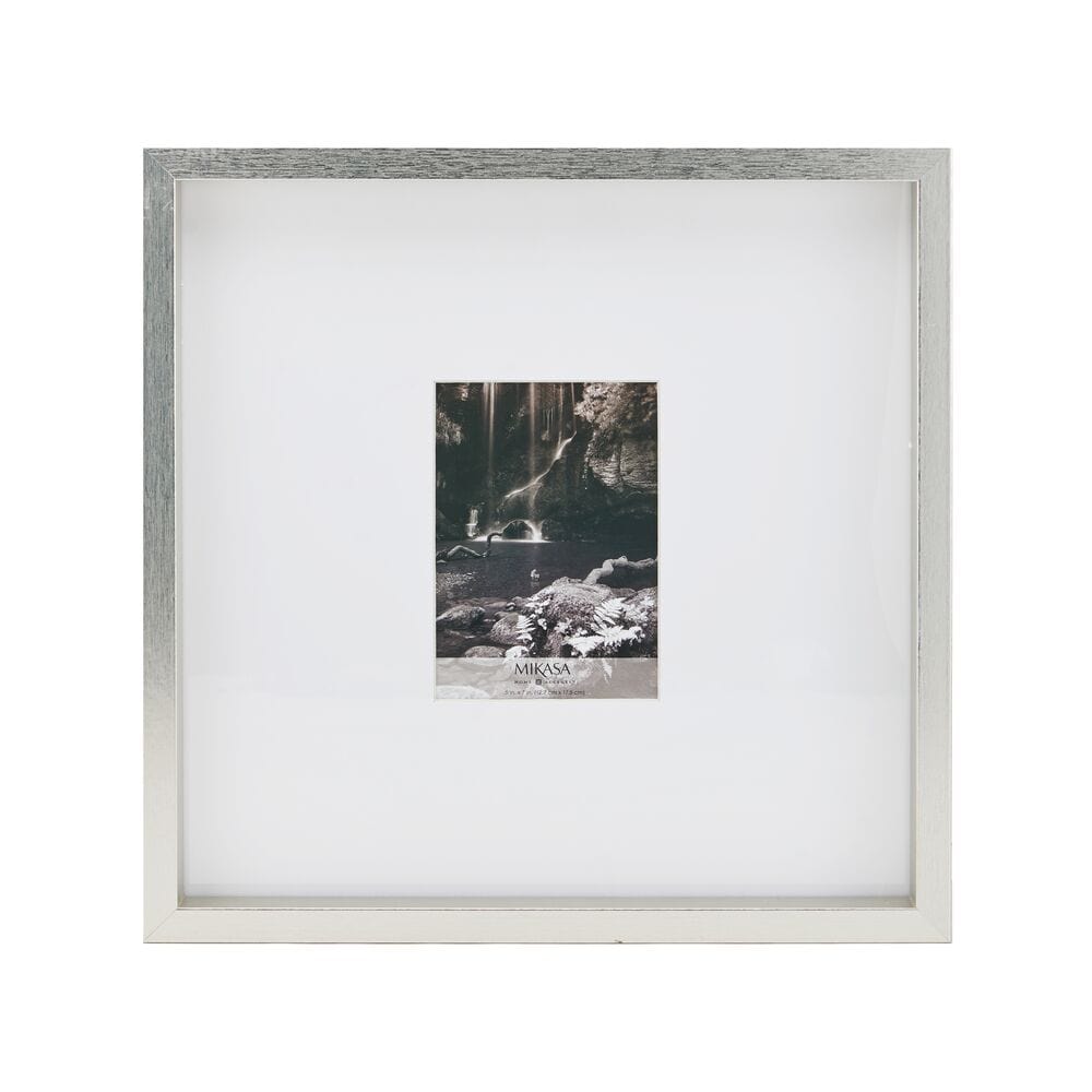 Silver 16 x 16 Gallery Frame, Matted to 5 x 7
