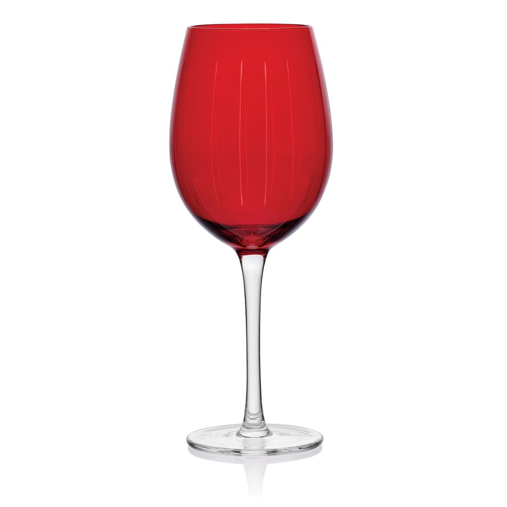 Cheers® Set of 6 Ruby Wine Glasses - Image 8