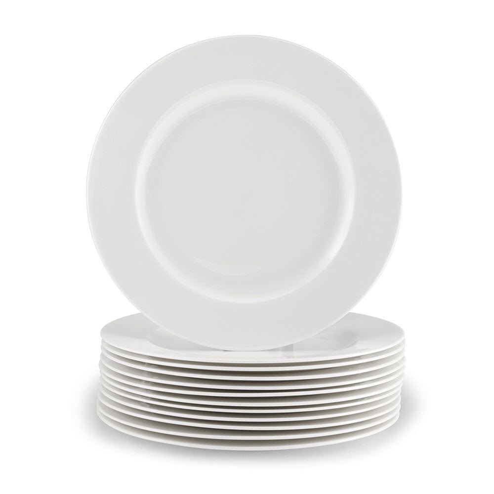 Sawyer Rim Set of 12 Dinner Plates