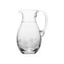 Mikasa Vintage Floral Crystal Pitcher