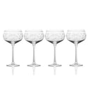 Mikasa Vintage Floral Crystal Red Wine Glass