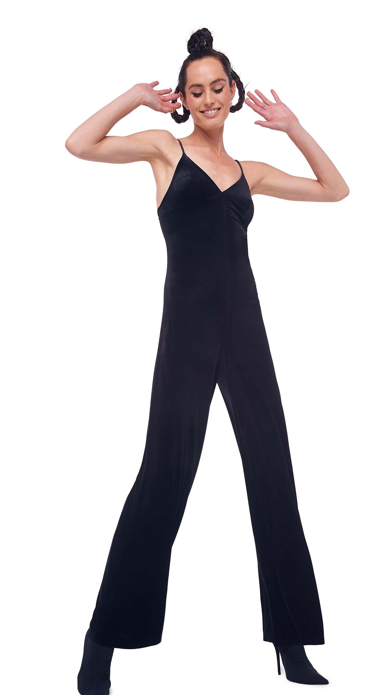 norma kamali slip jumpsuit