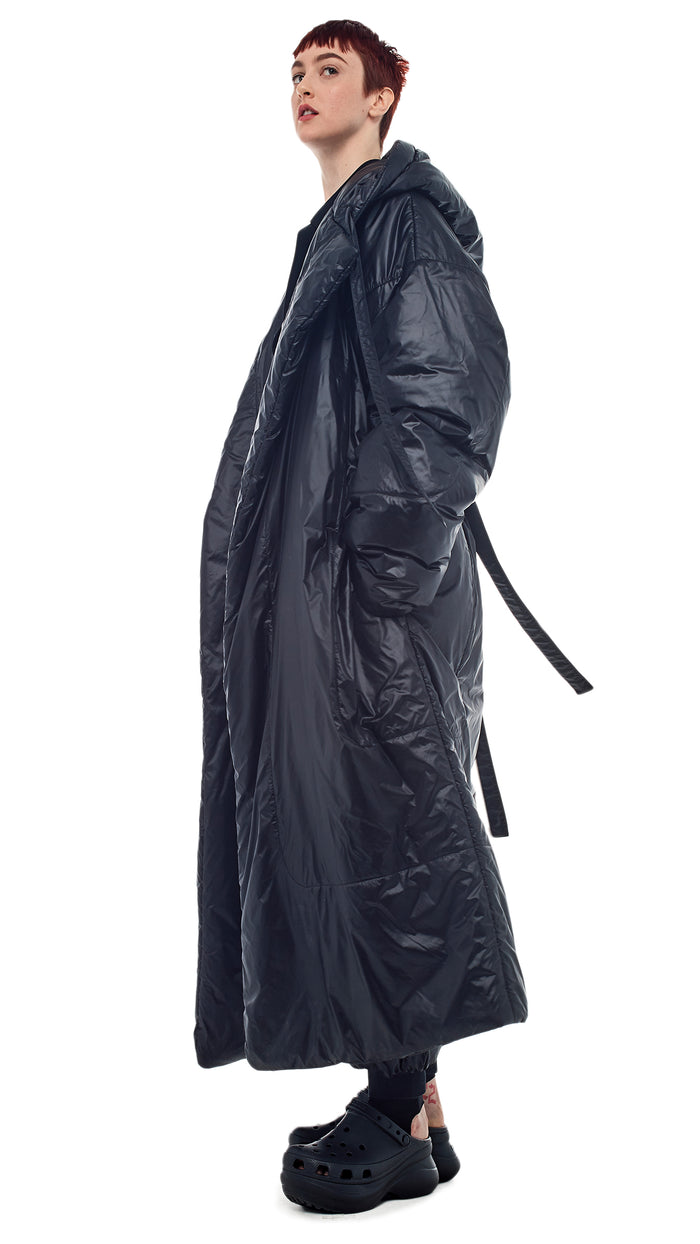 Norma Kamali Sleeping Bag Blanket Coat