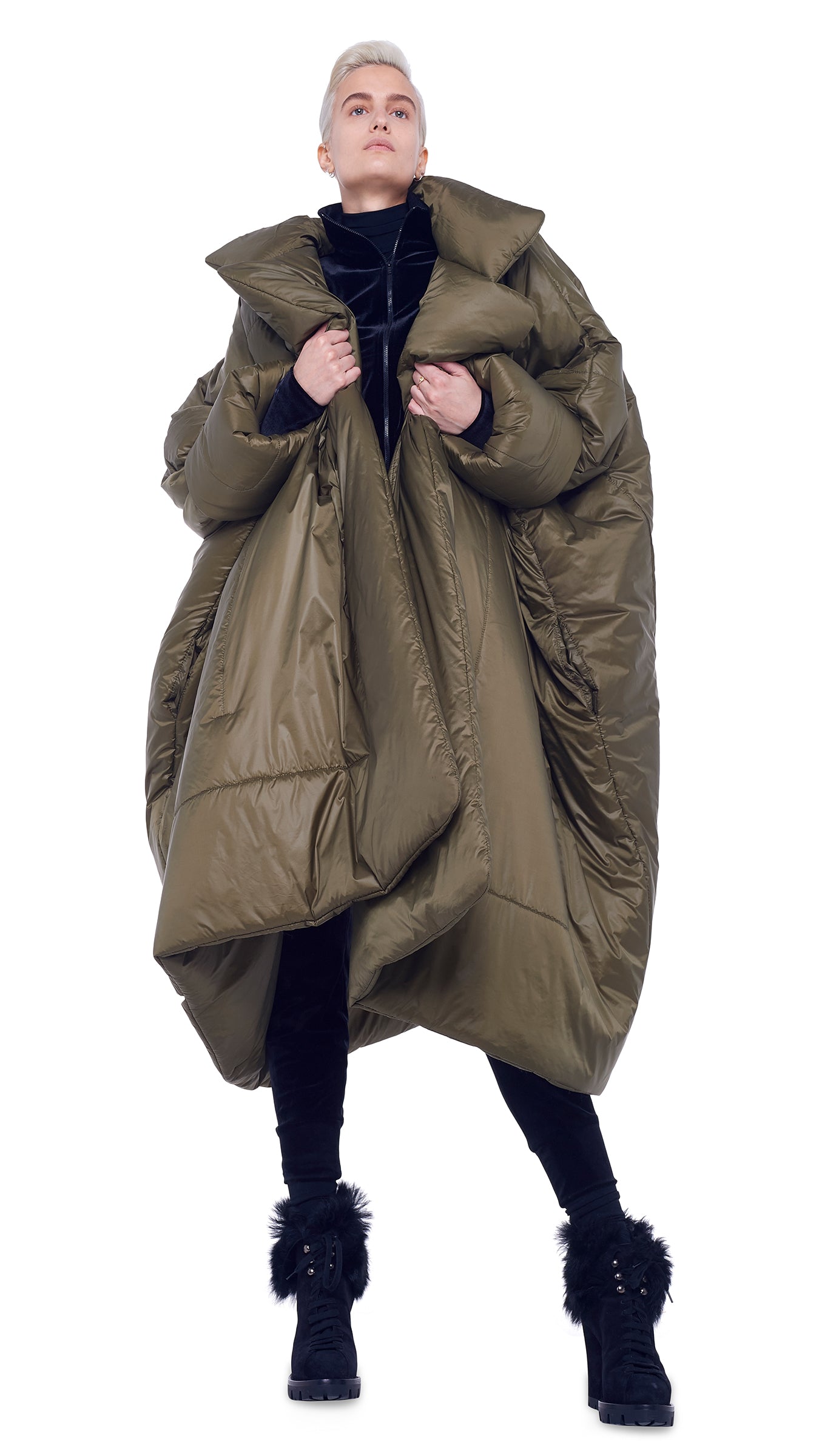 norma kamali sleeping bag coat