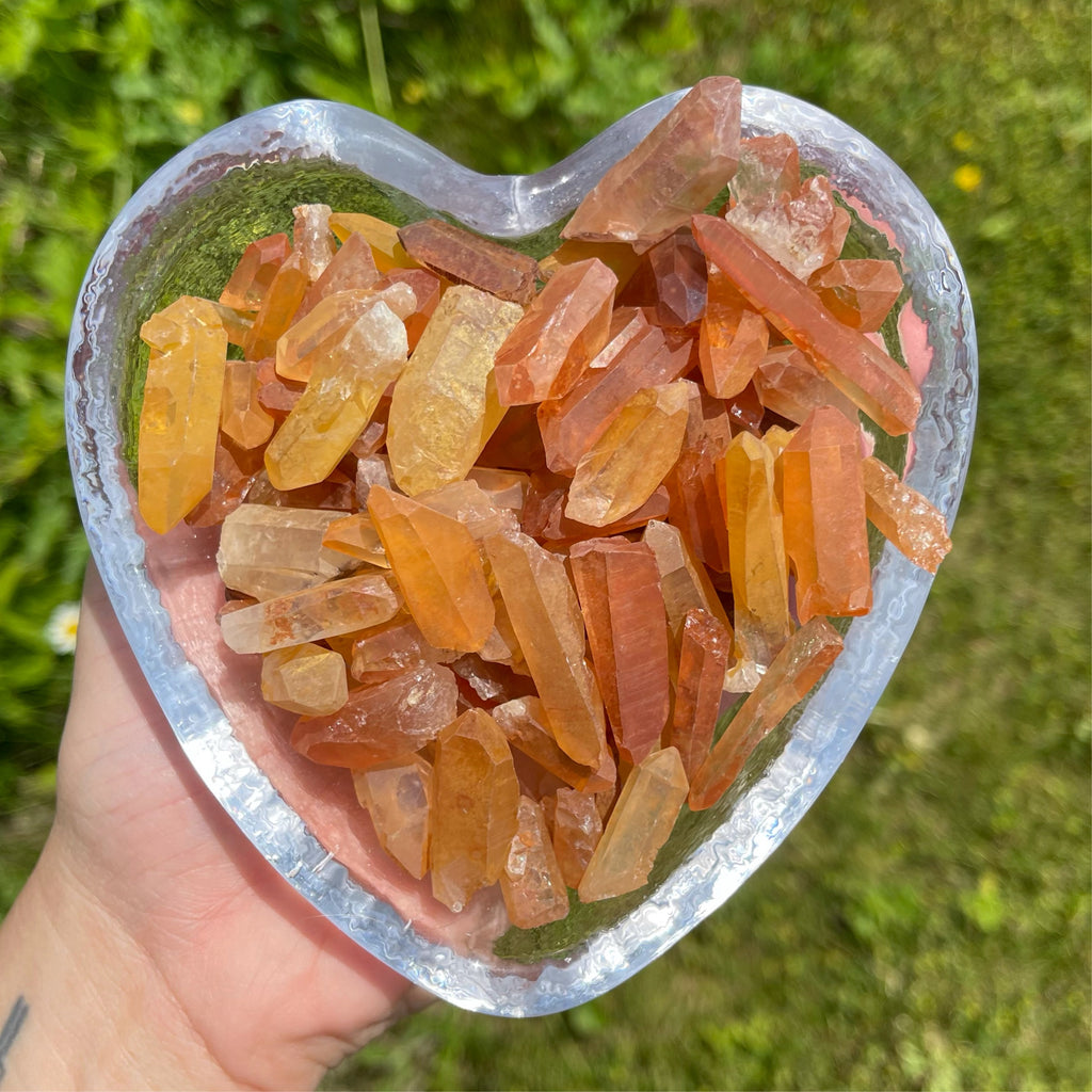 tangerine quartz point