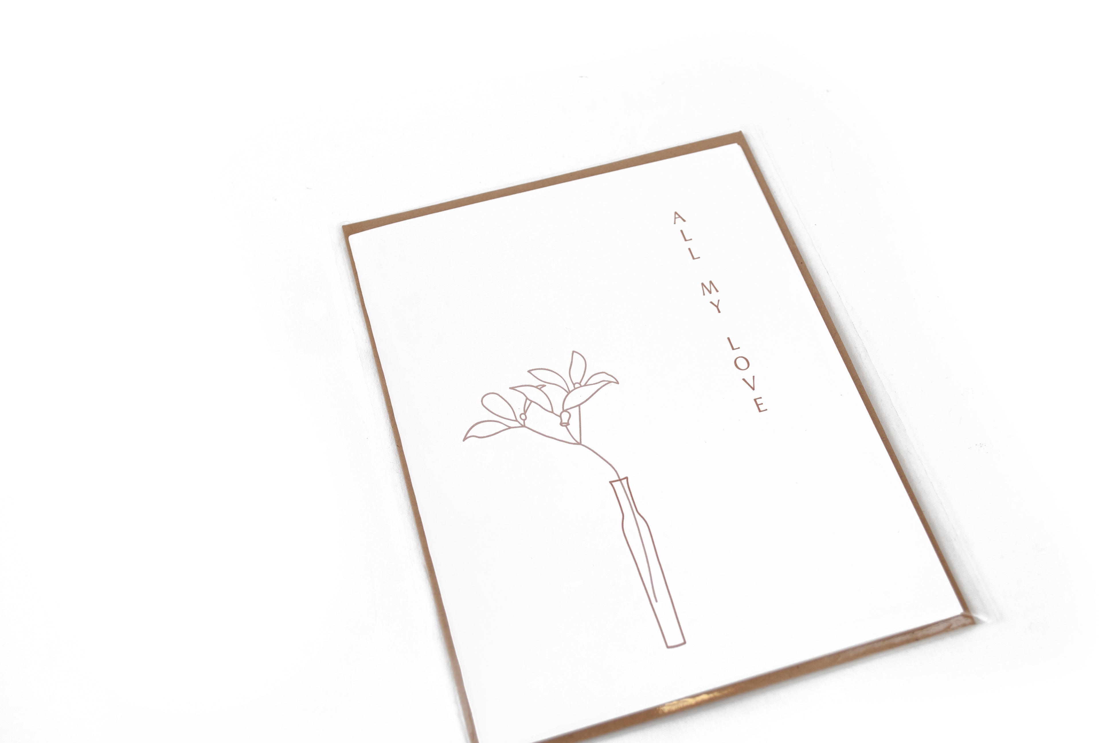 IKEBANA ALL MY LOVE CARD