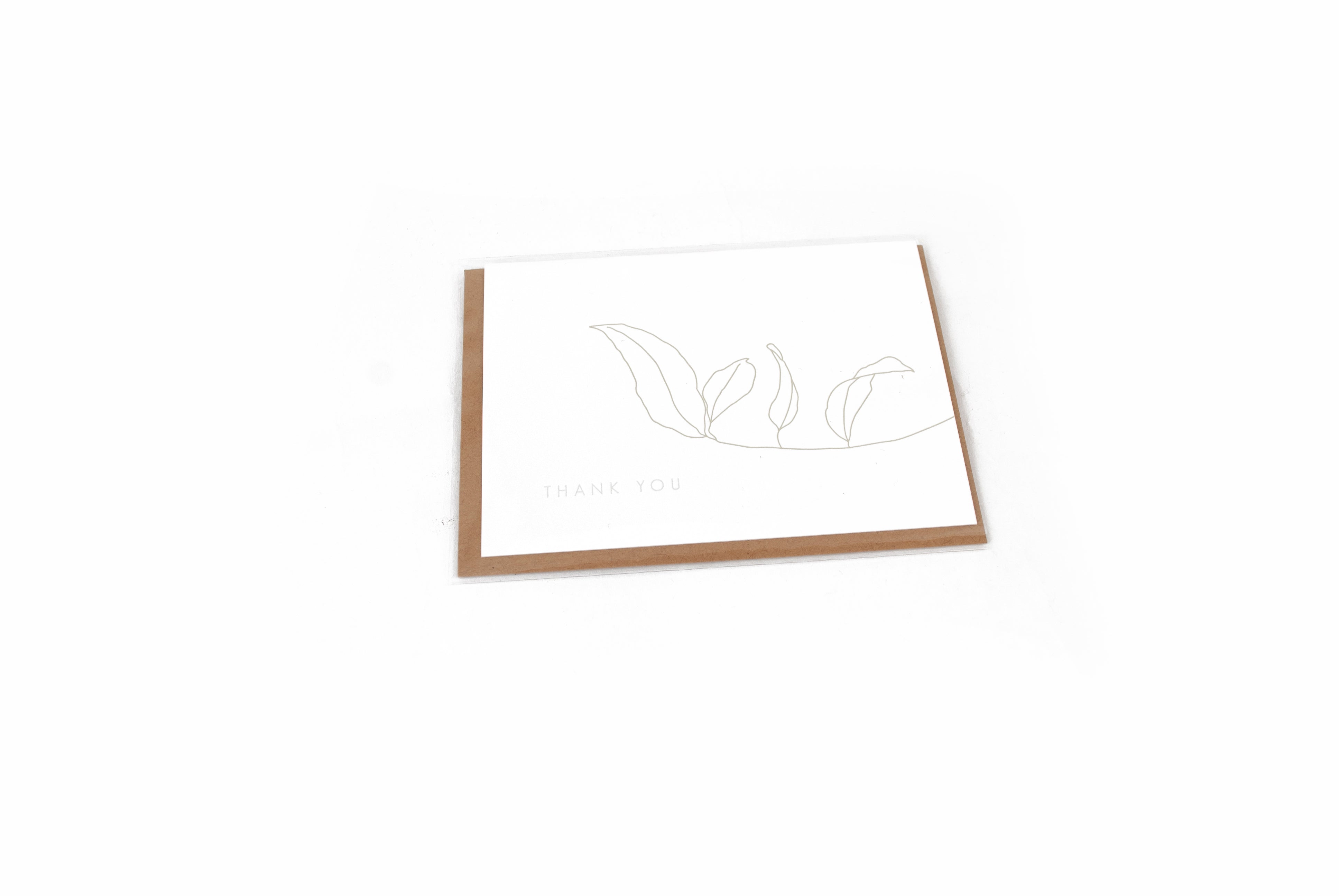 BOTANICAL THANK YOU CARD