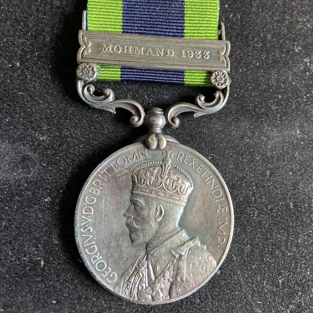 India General Service Medal 1908-35, Mohmand 1933 bar, to Fitter Asdul ...