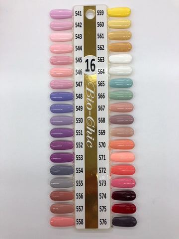 BIO CHIC GEL COLOUR CHART – Fraser Nails & Beauty Supply