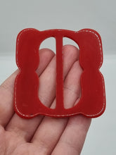 Load image into Gallery viewer, Vintage Red Plastic Buckle
