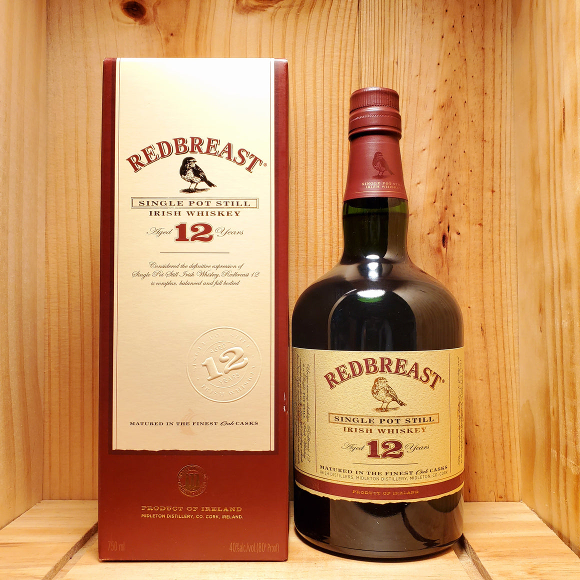 red breast whiskey engraving