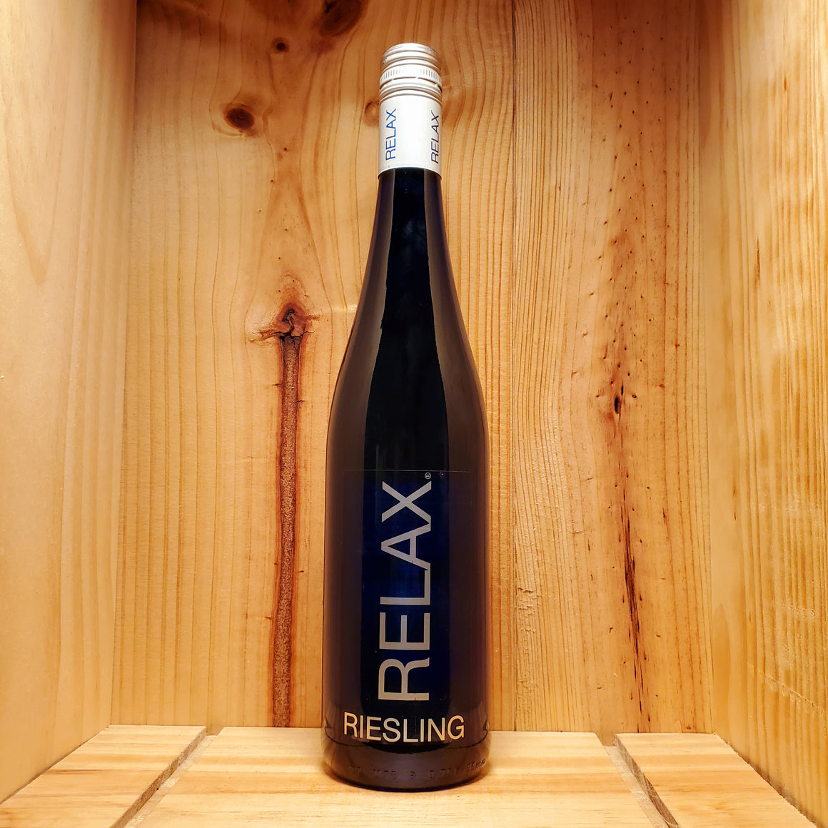 relax wine bottle