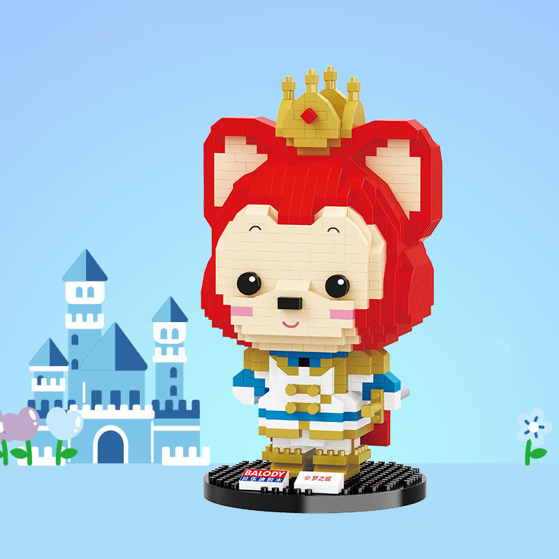 Ali the Fox Prince Ali Micro-Diamond Particle Building Block Set