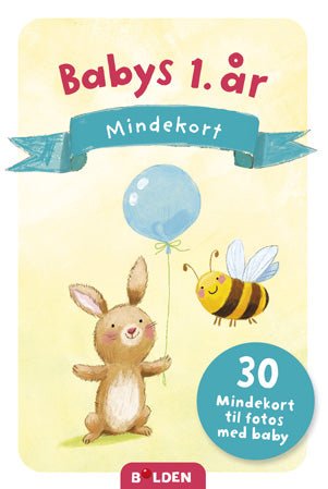 Billede af Babys første år - Mindekort - Forlaget Bolden - Books - Buump