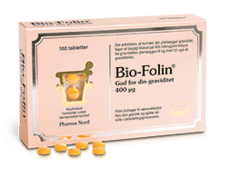 Billede af Bio - Folin (Folsyre) 400 mg, 180 tabletter, Pharma Nord - Pharma Nord - Vitamins - Buump