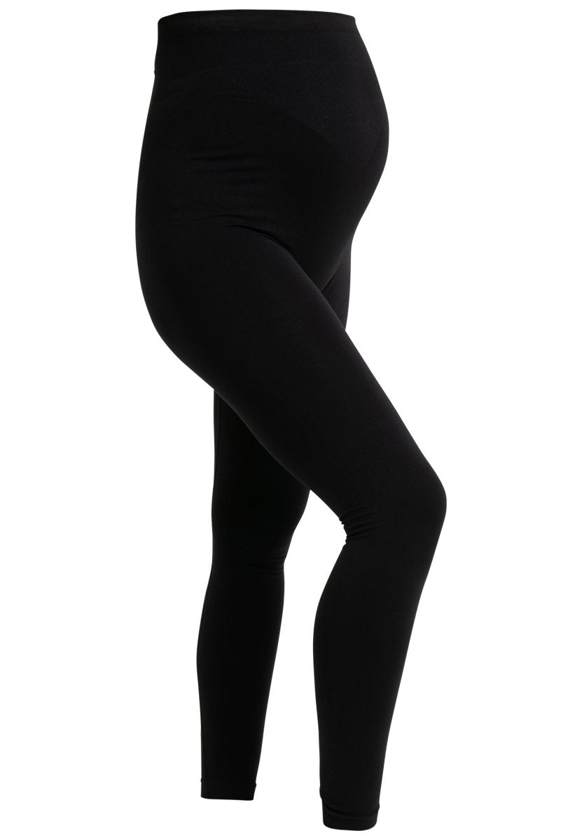 Billede af Carriwell sømløs graviditetsleggings med støtte, sort - Carriwell - Leggings - Buump