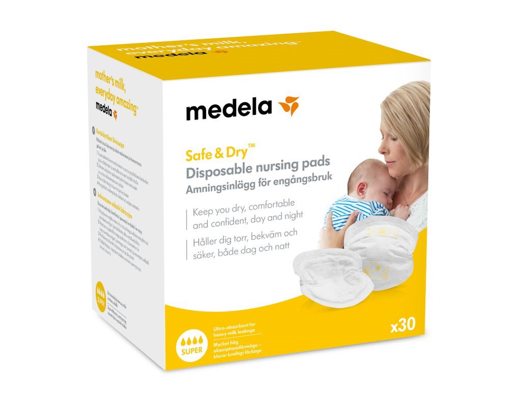 Se Medela Safe & Dry engangs ammeindlæg, 30 stk. - Medela - Breastfeeding - Buump hos Buump