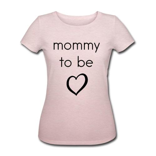 Billede af T - shirt gravid "Mommy to be", økologisk bomuld - Buump - T - shirt - Buump