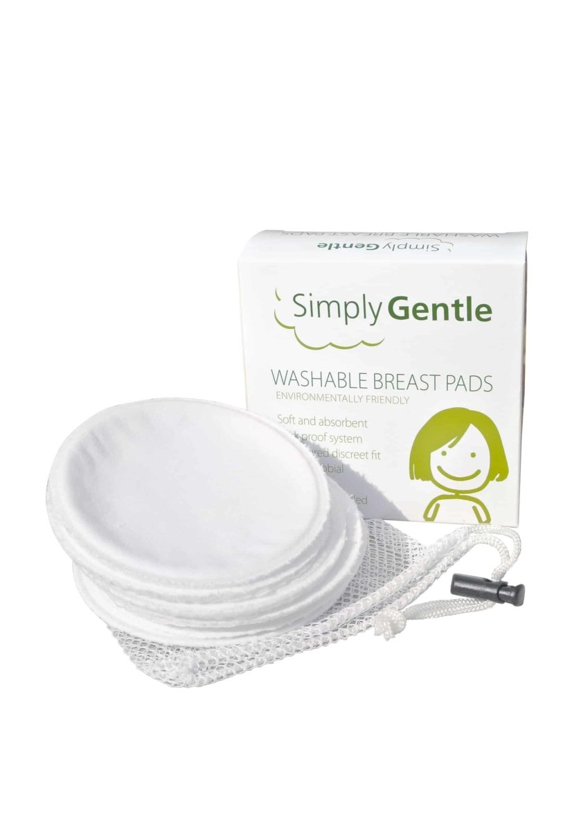 Se Simply Gentle vaskbare ammeindlæg, 6 stk. og vaskepose - Simply Gentle Organic - Buump hos Buump