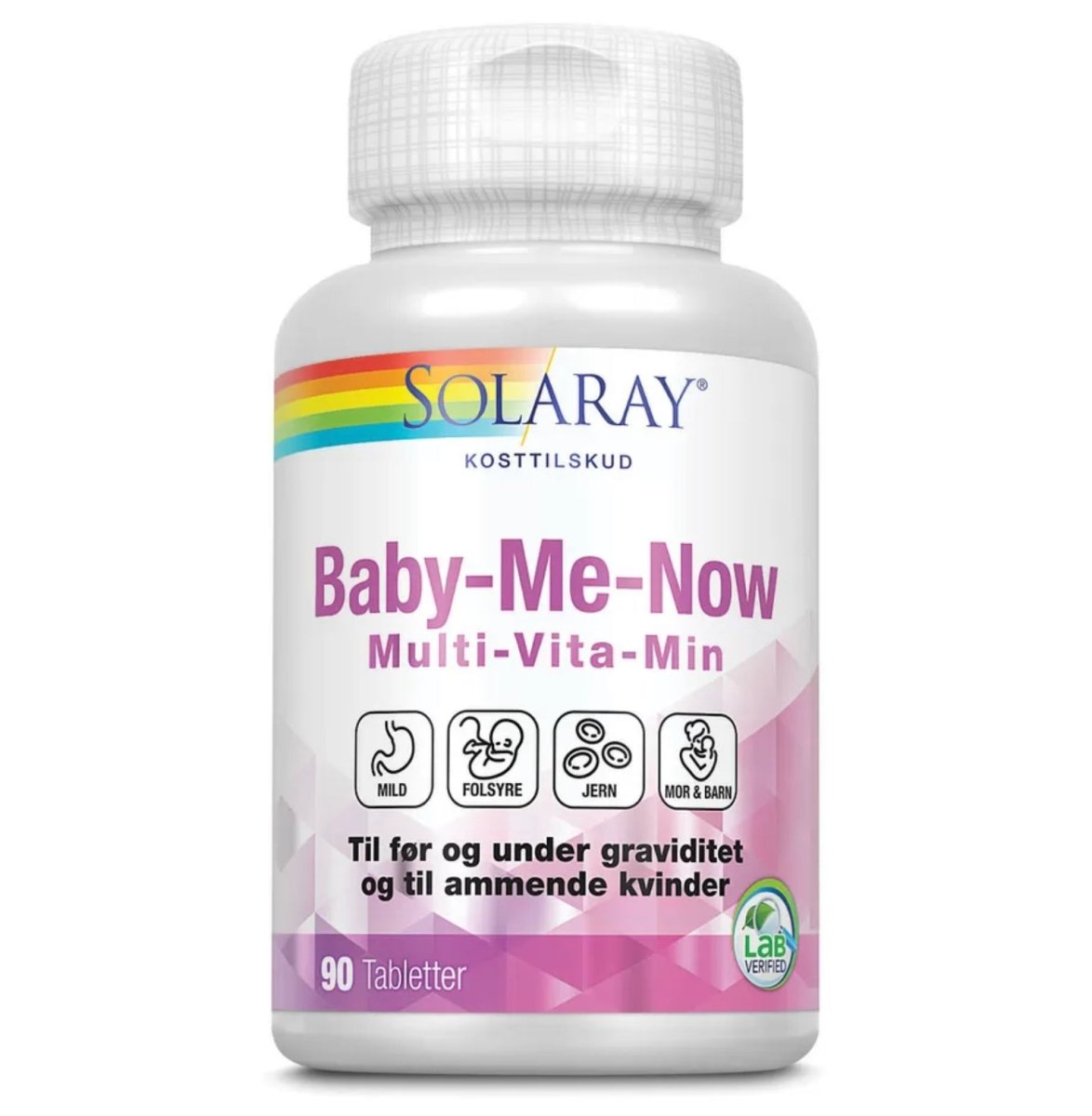 Billede af Solaray Baby - Me - Now multivitaminer, 90 tabletter - Solaray - Vitamins - Buump