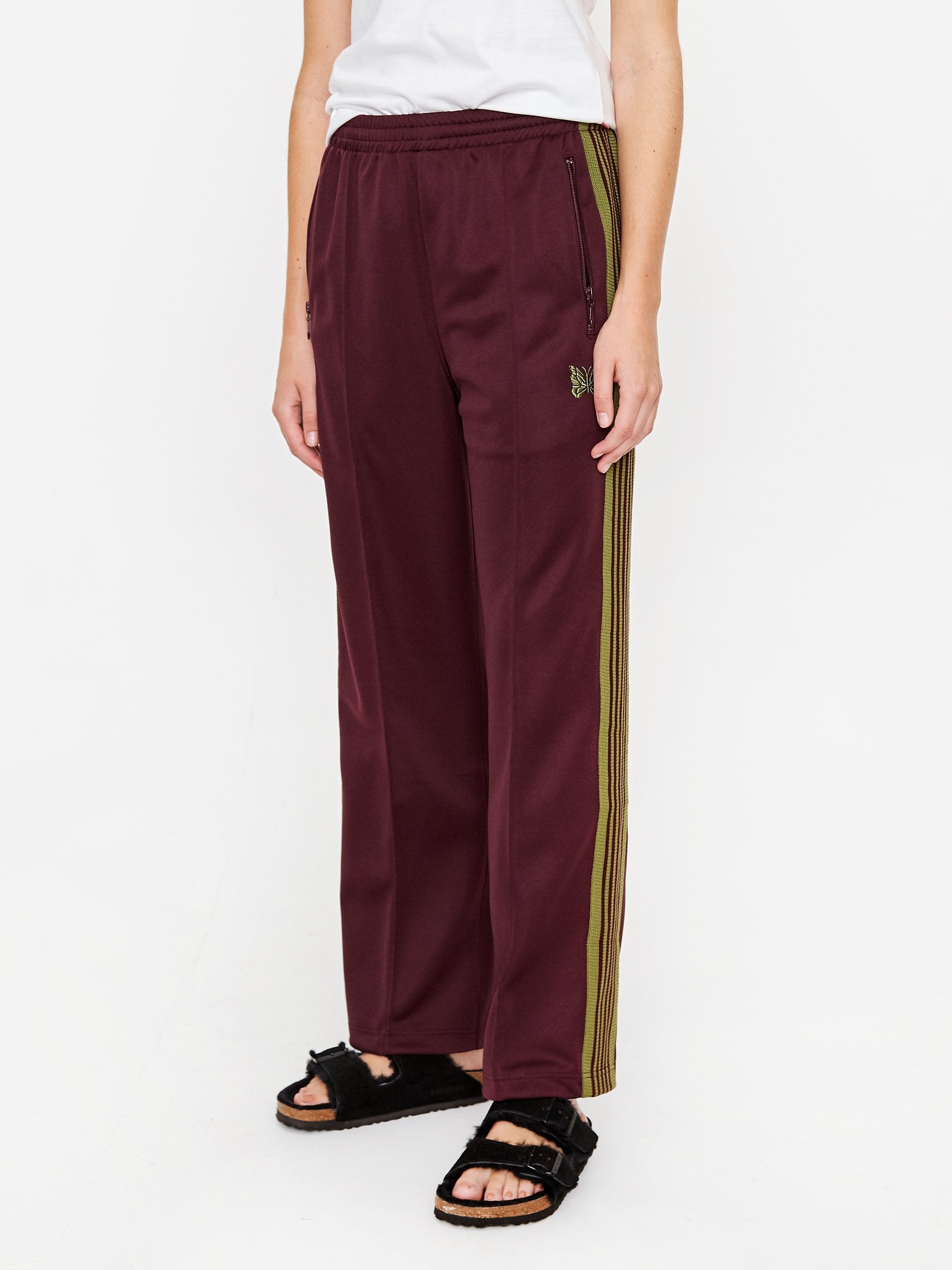 NEEDLES Track Pant MAROON バーガンディ ナロー XS