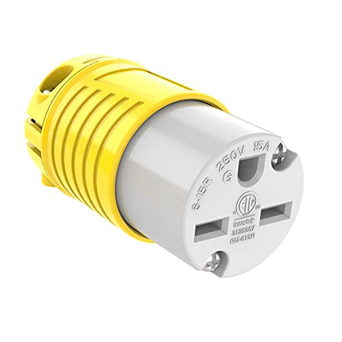 RVGUARD NEMA 14-50P RV Replacement Male Plug, 125/250V 50 Amp with