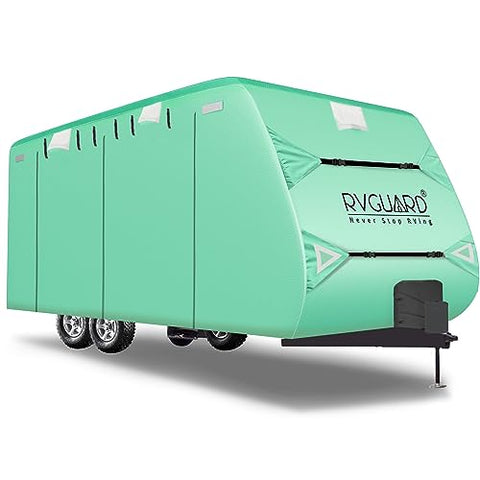 RVGUARD Travel Trailer Cover, 500D Oxford Cover fits for 24' - 27