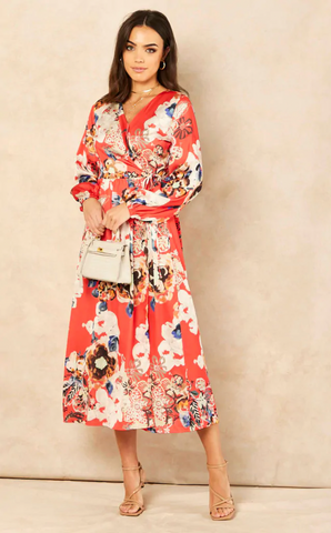 Wholesale Wrap Midi dress