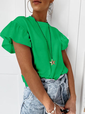 Wholesale green T-shirt