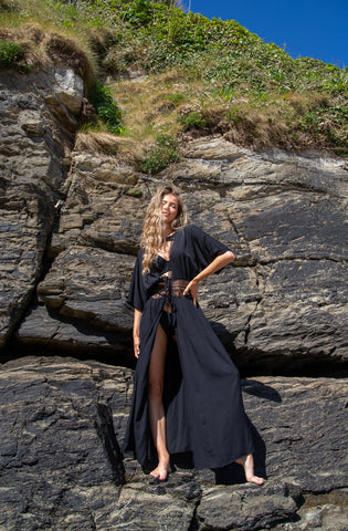 Black Maxi Kaftan