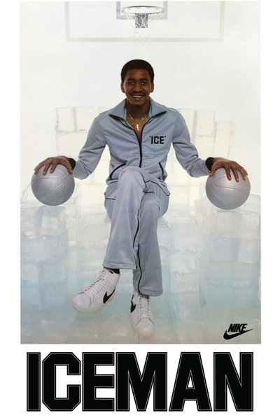 George Gervin Nike Iceman Poster