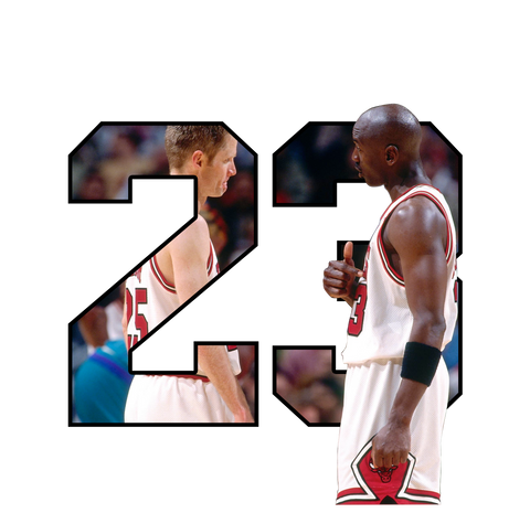Michael Jordan & Steve Kerr