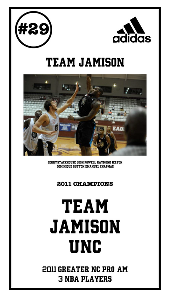 Team UNC Jamison 2011 NC Greater Pro Am
