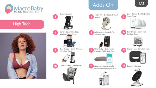 Produtos para bebês de alta tecnologia