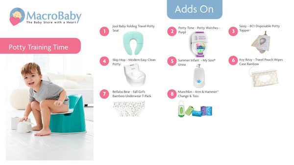 Potty Training Time Adds On Products
