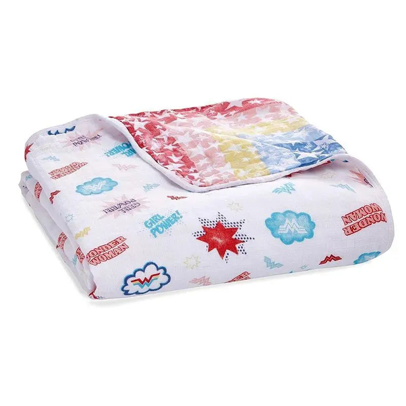 Aden + Anais Essentials Muslin Blanket Wonder Woman- Power Pop