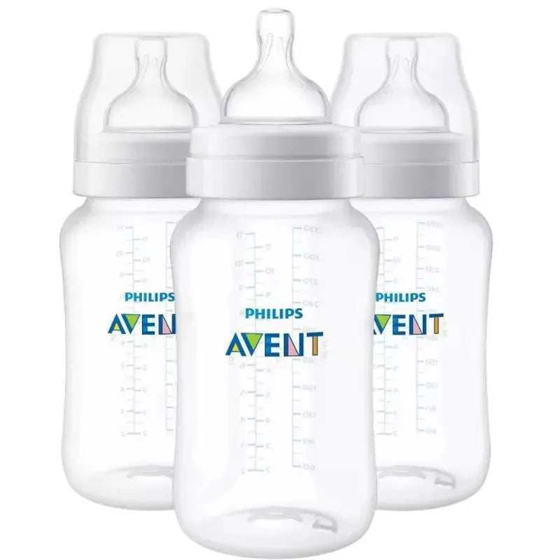 Avent - 3Pk Anti-Colic Baby Bottle, 11Oz, Clear