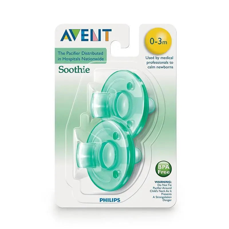 Avent - 2Pk Soothie, 0/3M, Green