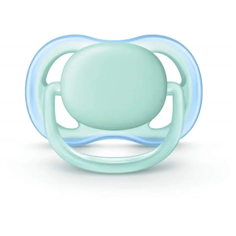 Avent - Ultra Air Pacifier 0-6M, Blue/Green, 2 Pk