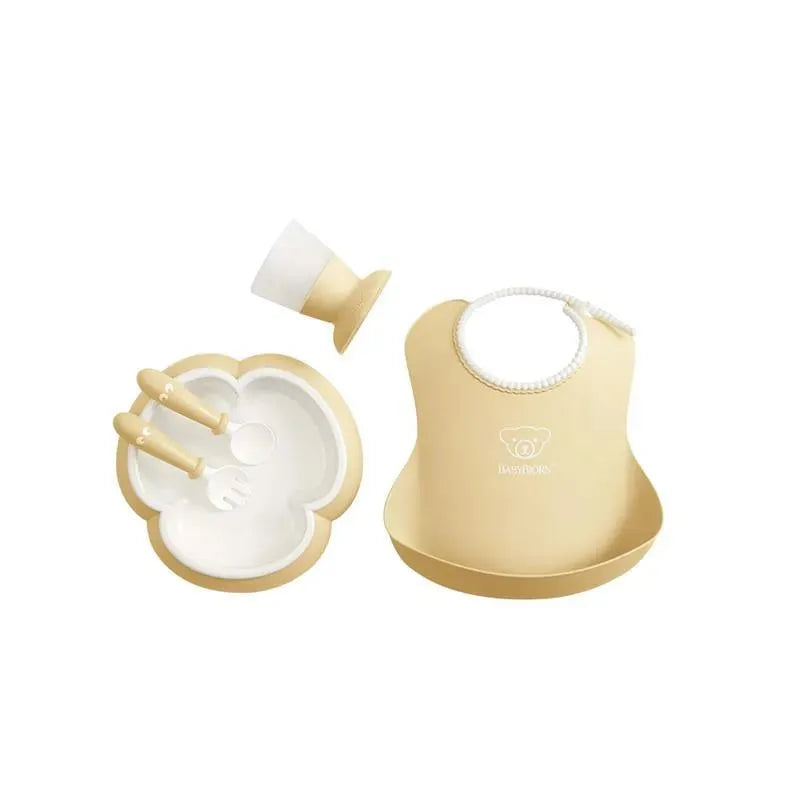 BabyBjorn - Baby Dinner Set, 5 pcs Powder Yellow