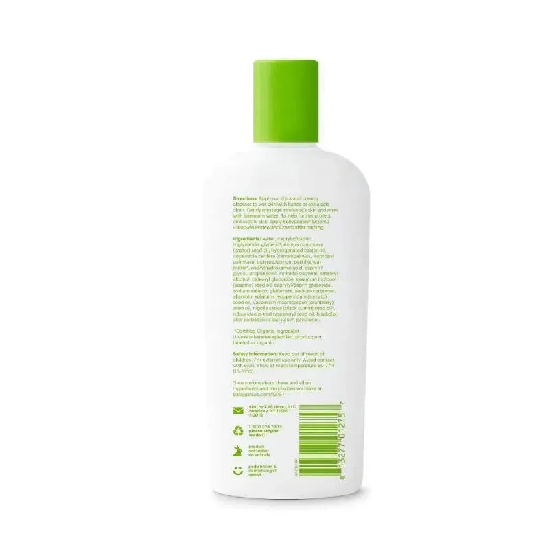 Babyganics Cream Baby Body Wash,8oz